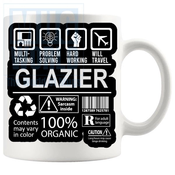 Hard Working Glazier Mug