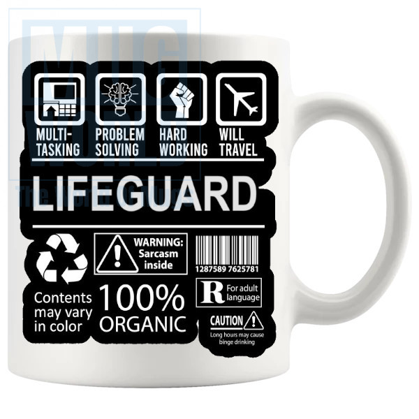 Hard Working Lifeguard Mug