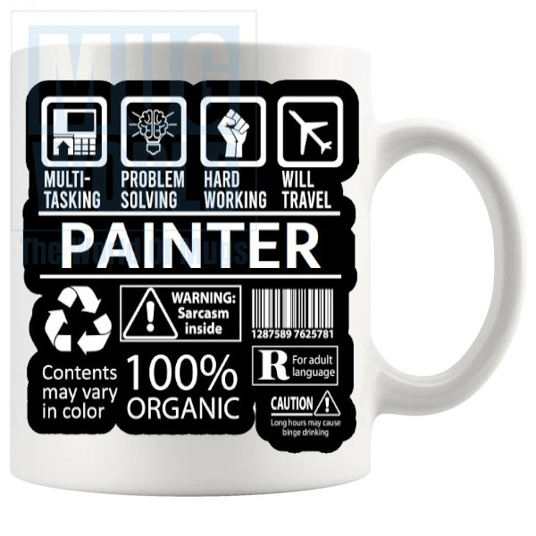 Hard Working Painter Mug