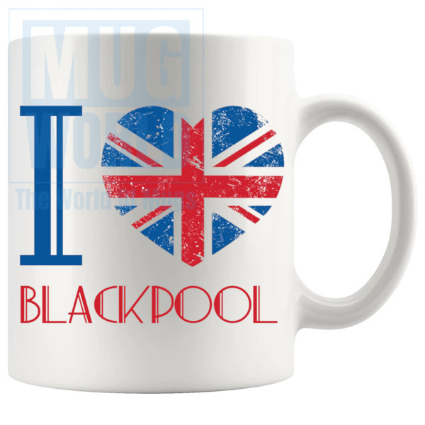 I LOVE BLACKPOOL MUG