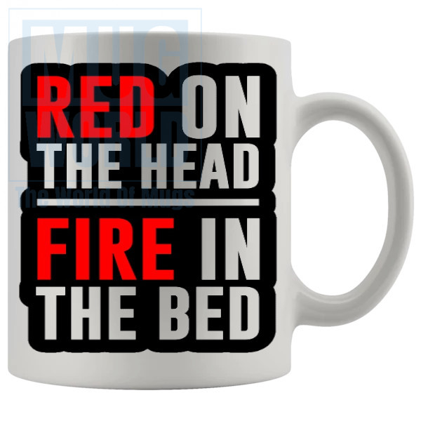 Red On The Head Mug