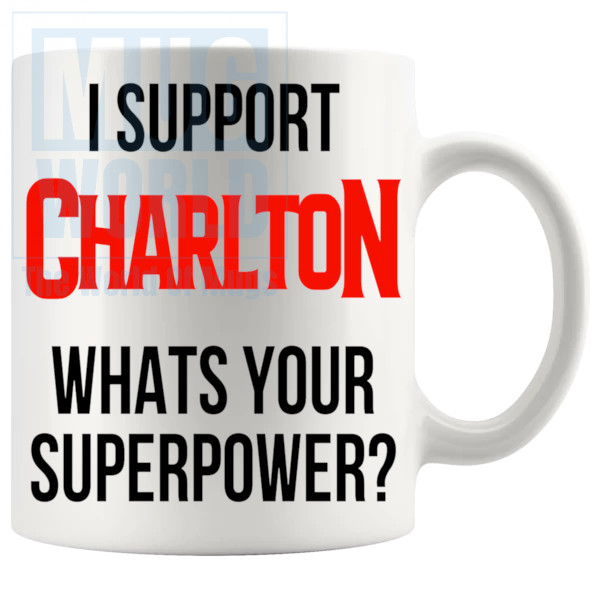 charlton fans superpower mug