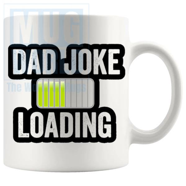 Dad Joke Loading Mug Yellow