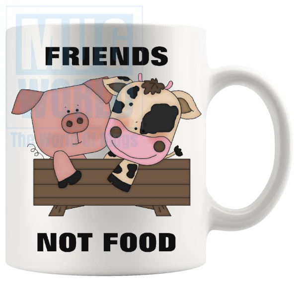 Friends Not Food Mug