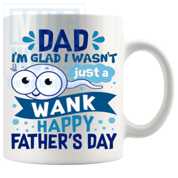 Just A Wank Mug In Blue