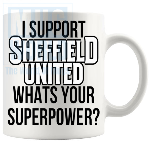 Sheffield United fans superpower mug