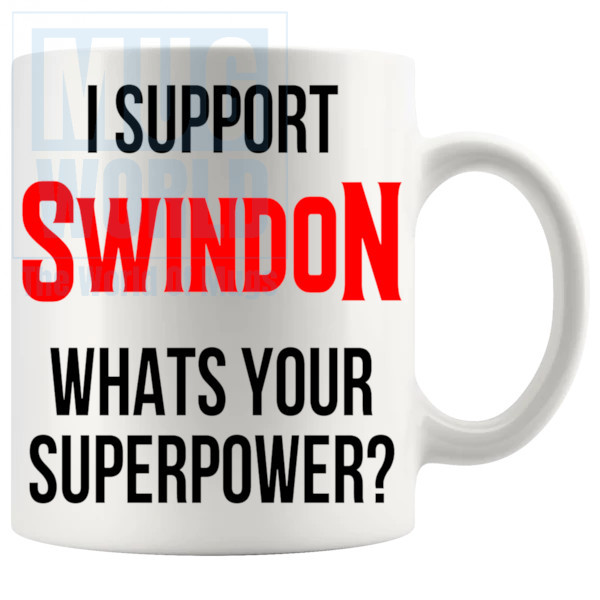Swindon Fans Superpower Mug