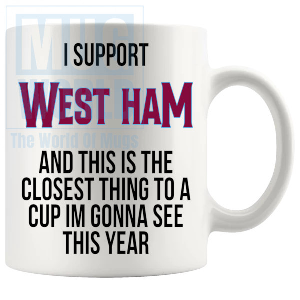 West Ham Closest Thing To A Cup Mug