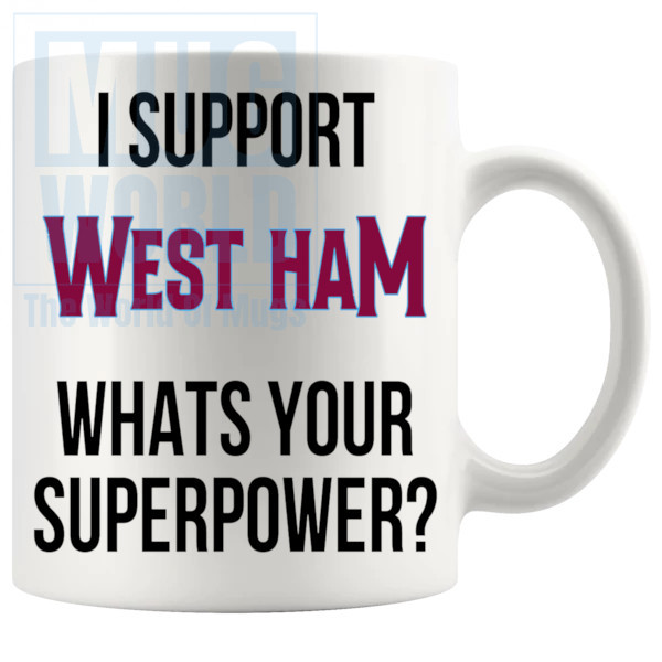 West Ham Fans Superpower Mug