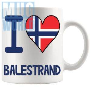I Love Balestrand Mug Novelty Norwegian Gift Mug For Anyone Who Loves Norway And Its Idyllic Locations
