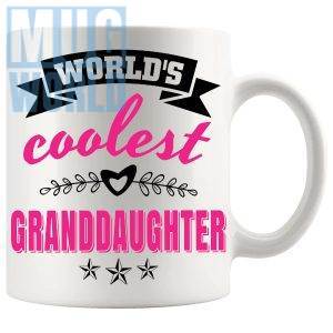 Worlds Coolest Granddaughter Mug
