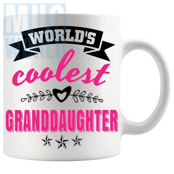 Worlds Coolest Granddaughter Mug
