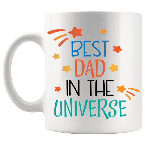 Best Dad In The Universe Mug left handle