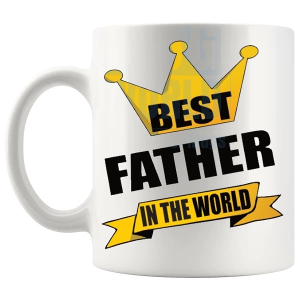 Best Father In The World Mug left handle