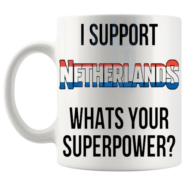 Netherlands Supporters Euro Mug left handle