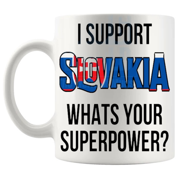 Slovakia Supporters Euro Mug left handle