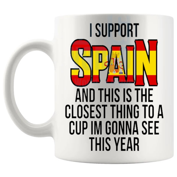 Spain Euro Mug left handle