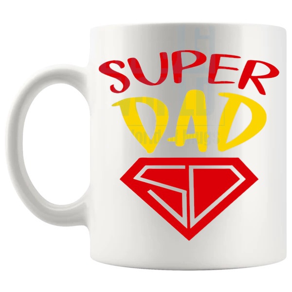 Super Dad Mug 1 left handle