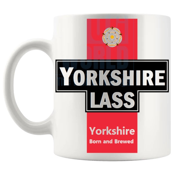 Yorkshire Lass Mug left handle