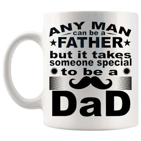 any man can be a father Mug left handle