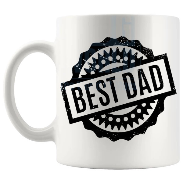 best dad Mug left handle