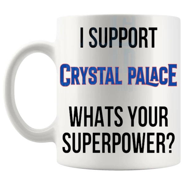 crystal palace fans superpower mug left handle