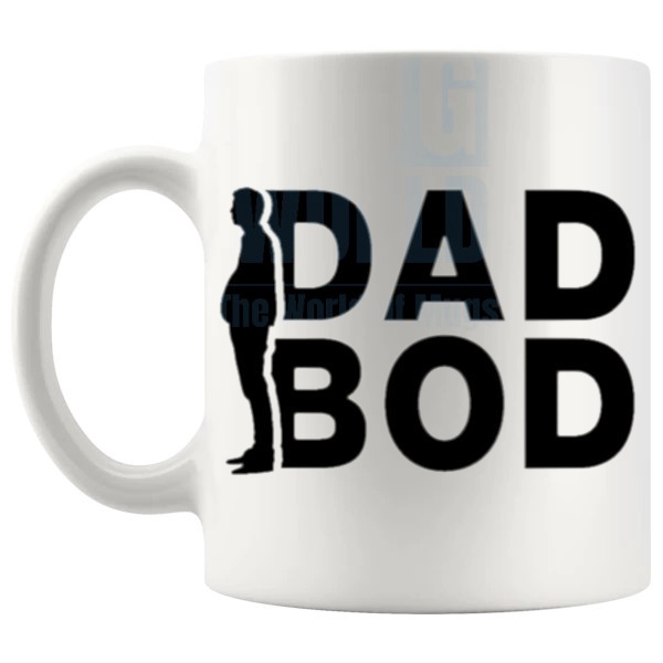 dad bod mug left handle