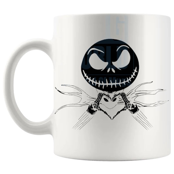 Love Jack Mug shown with handle on the left